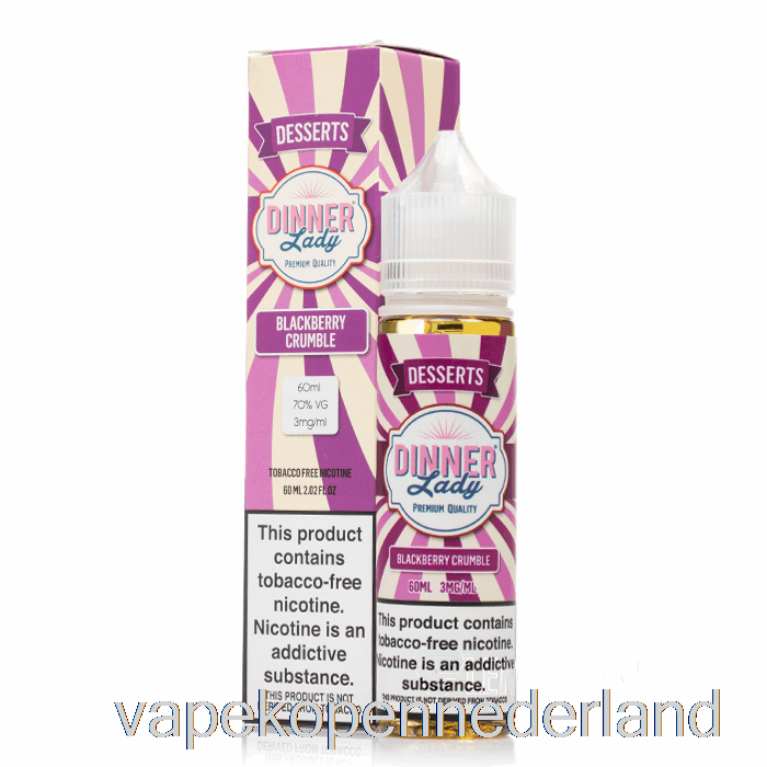 Elektronische Sigaret Vape Blackberry Crumble - Vape Diner Dame E-vloeistof - 60ml 6mg
